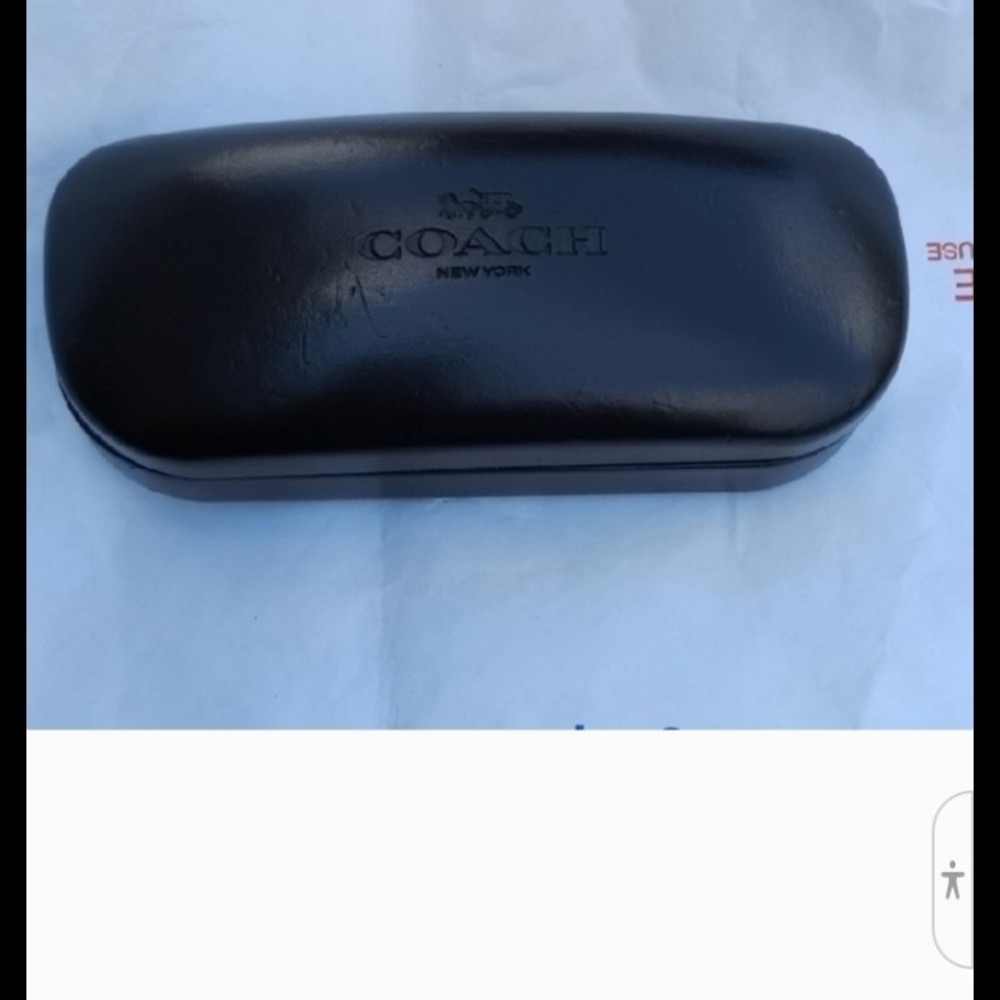 Coach Black Eyeglass Case